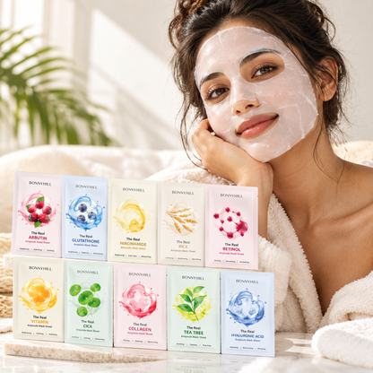 BONNYHILL The Real Ampoule Sheet Mask - 10 Types (0.81 oz/ 23g)