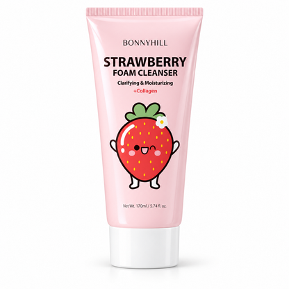 BONNYHILL Strawberry Foam Cleanser (5.74 Fl.Oz/ 170ml)