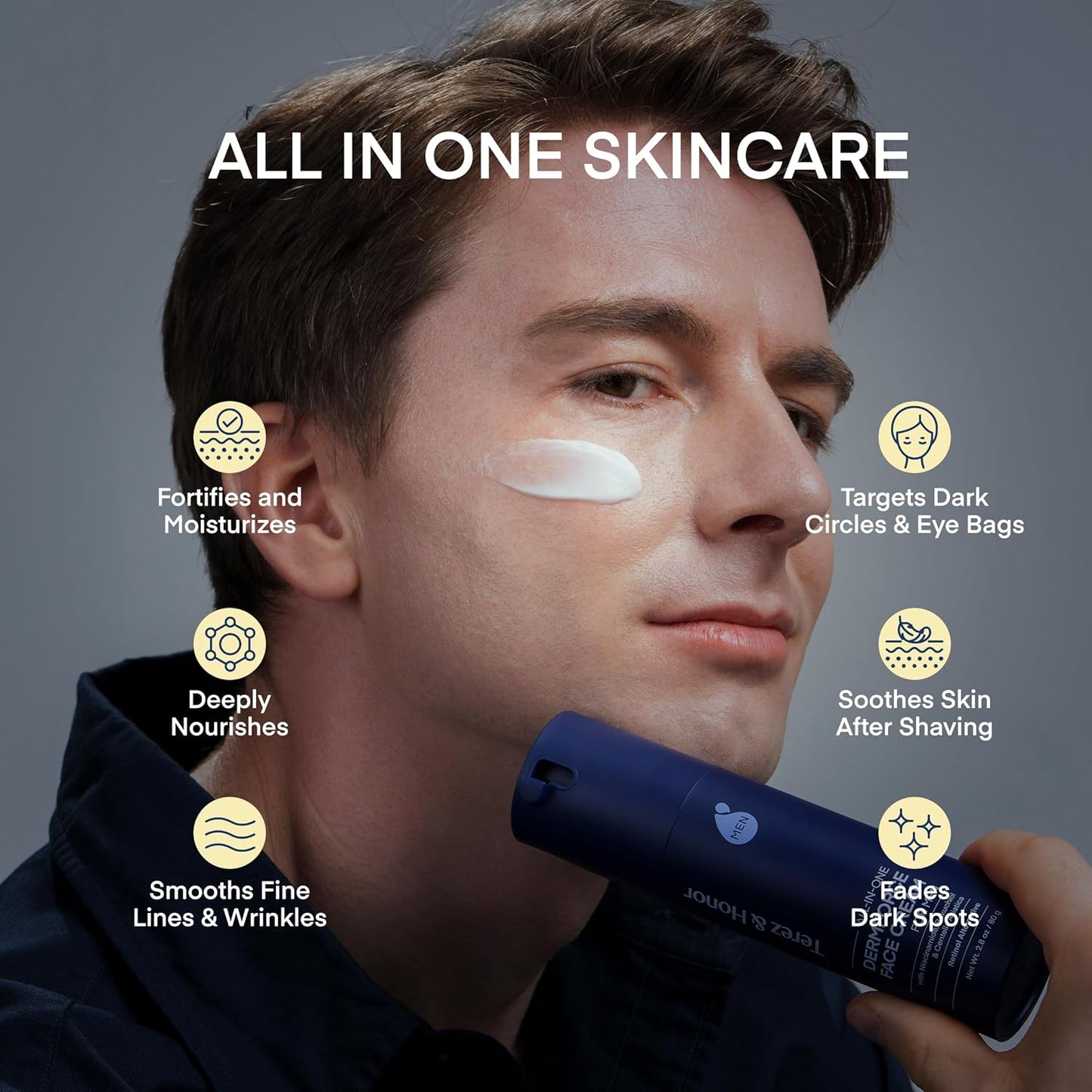 Terez & Honor 6-in-1 Face Cream for Men