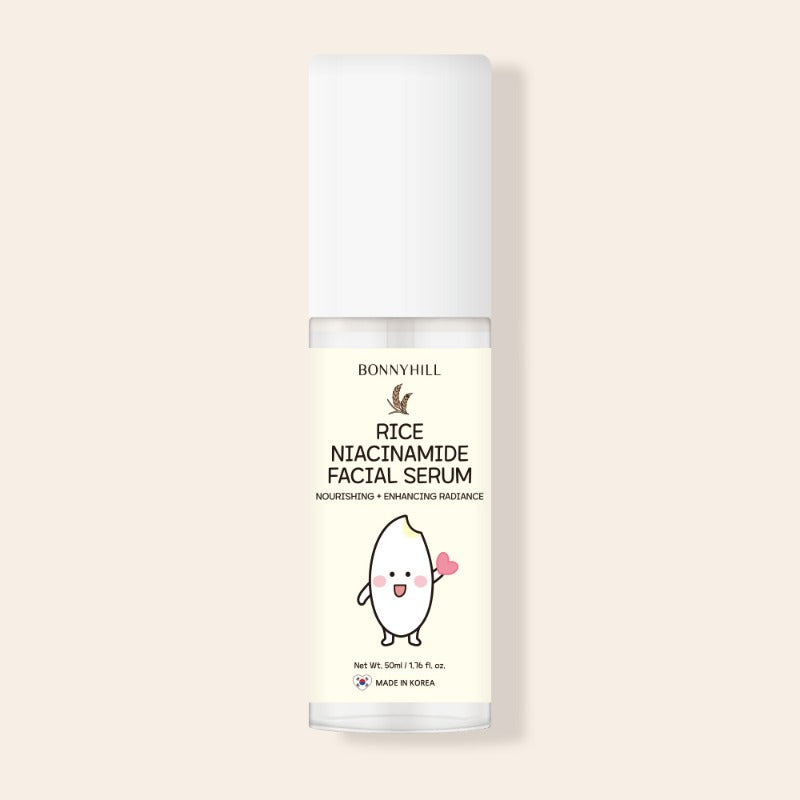 BONNYHILL Rice Niacinamide Facial Serum (1.69 Fl.Oz/ 50ml)