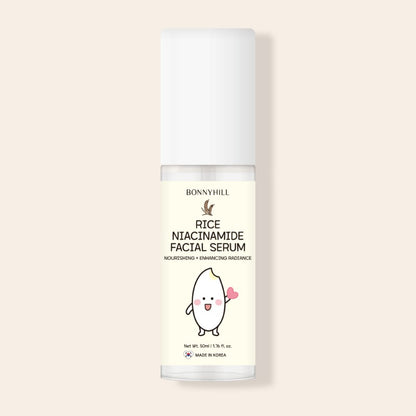 BONNYHILL Rice Niacinamide Facial Serum (1.69 Fl.Oz/ 50ml)