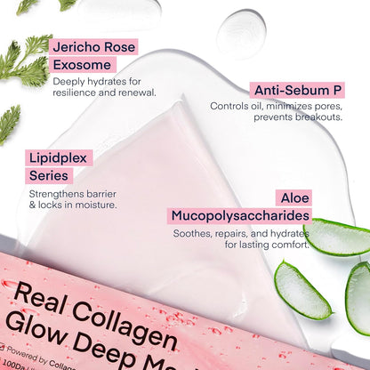 Terez & Honor Bio-Collagen Deep Hydration Mask 4pk
